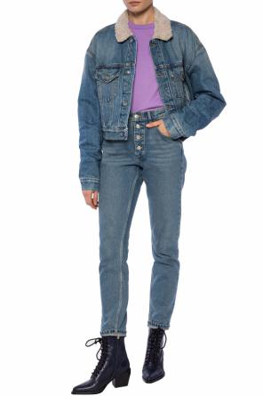 Padded denim jacket with print, zdjęcie 2 Padded denim jacket with print od Marcelo Burlon